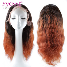 Ombre Color Brazilian Human Hair Full Lace Wig